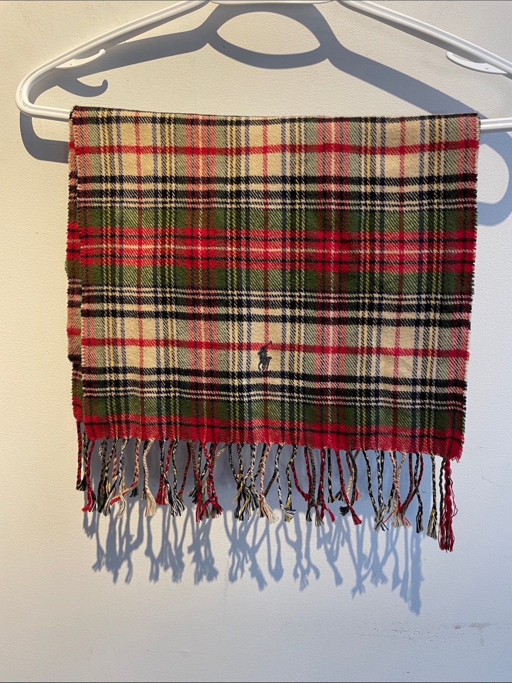 Ralph Lauren cotton logo vintage scarf